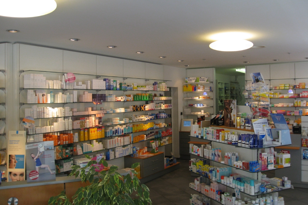 Intérieur de la pharmacie